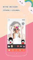 برنامه‌نما Cute Kawaii Photo Sticker عکس از صفحه