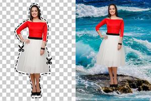 Cut Paste Photo Editor Screenshot 1