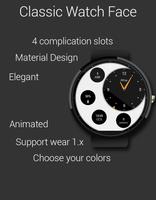 Material Classic Watch Face Affiche