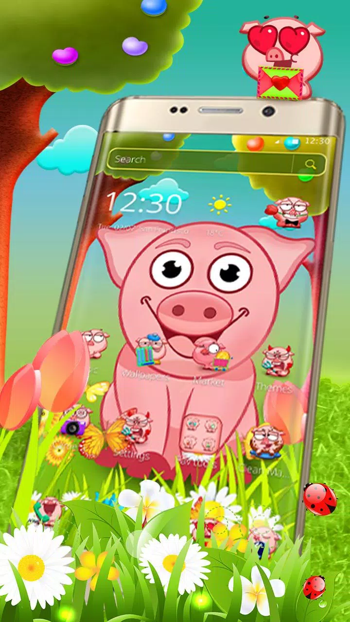 Descarga de APK de Lindo tema Piggy para Android Descarga de APK de Lindo tema Piggy para Android