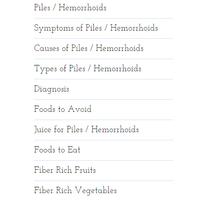 Piles / Hemorrhoids screenshot 1