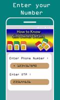 How to know SIM Owner Details Affiche