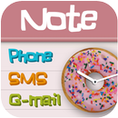 핑크 노트 토탈런처 테마 APK