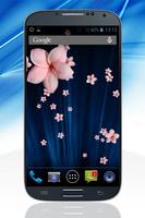 Poster Pink Flowers Live Wallpaper