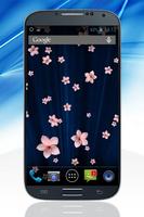 Pink Flowers Live Wallpaper screenshot 1