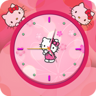 Kitty Clock Live Wallpaper icône