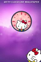 Kitty Clock Live Wallpaper capture d'écran 3