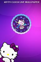 Kitty Clock Live Wallpaper تصوير الشاشة 1