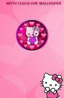 Kitty Clock Live Wallpaper تصوير الشاشة 2