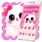 Pink Anime Kitty icon