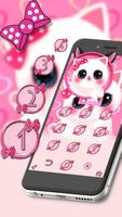 Gatito rosa del animado captura de pantalla 3