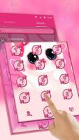 Gatito rosa del animado captura de pantalla 2