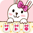 Pink Rabbit Bow simgesi