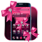 Pink Bow Diamond Love Theme আইকন