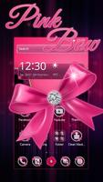 Pink Bow Diamond Love Theme Poster