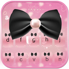 آیکون‌ Pink Bow Keyboard Theme