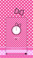 Pink bow tie girl theme capture d'écran 1