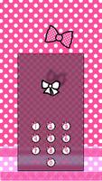 Pink bow tie girl theme capture d'écran 2