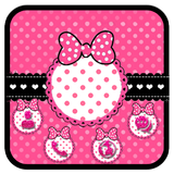 Pink Bowknot icône