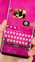 Pink black Glitter Keyboard capture d'écran 2