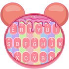 Tema de dulce Mickey Macaroon Keyboard icono