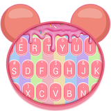 Sweet Mickey Macaroon Keyboard Theme icône