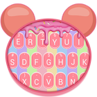 Sweet Mickey Macaroon Keyboard Theme icône