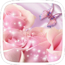 Pink Butterfly Heart Theme APK