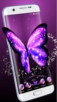3D Neon Butterfly Theme syot layar 3