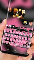 Pink Camo Wallpaper Keyboard capture d'écran 2