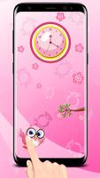 Pink Anime Cute Owl Princess اسکرین شاٹ 1