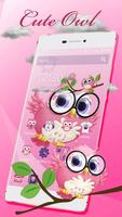 Pink Anime Cute Owl Princess اسکرین شاٹ 2