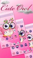 Pink Anime Cute Owl Princess اسکرین شاٹ 3