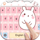 Pink Kitty-toetsenbord-icoon
