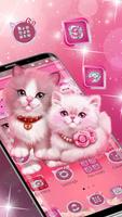 2 Schermata Tema di Pink Diamond Kittens