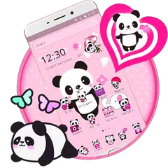 download Tema rosa bel panda APK