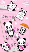 Tema Panda Indah Pink screenshot 2