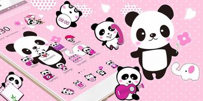 Pink Lovely Panda اسکرین شاٹ 3