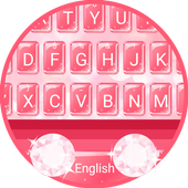 Pink Diamond Theme&Emoji Keyboard आइकन