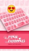 Pink Diamond Theme&Emoji Keyboard penulis hantaran