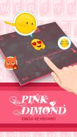 Pink Diamond Theme&Emoji Keyboard syot layar 3