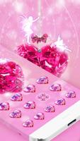 Motyw biżuterii Pink Diamond plakat