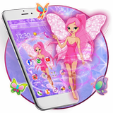 Pink Fairy Glitter icône