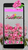 Flowers Pink Love Theme poster