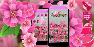 Flowers Pink Love Theme screenshot 3