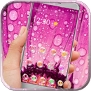 Water drips flower pink APK
