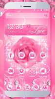 Diamond Pink Rose Theme poster