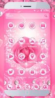 Diamond Pink Rose Theme স্ক্রিনশট 1