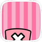 Pink Hat Theme ikon
