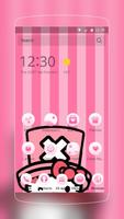 Pink Hat Theme پوسٹر